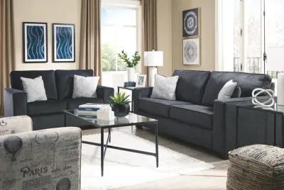 Ashley Left-Arm Facing Slate Loveseat