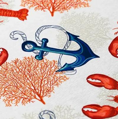 Dalyn Maritime Melody Coastal Charm Lobster & Anchor 5'X8' Area Rug