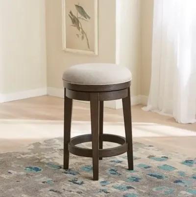 Liberty Furniture Mill Creek Cream/Peppercorn Bar Stool