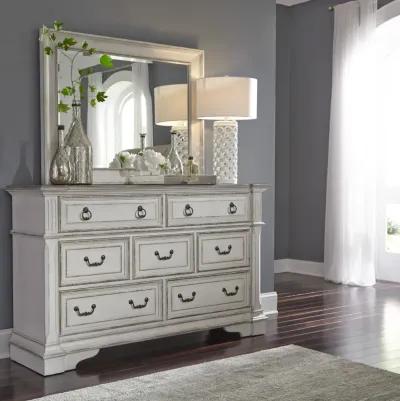 Complete California King Set - Sleigh Bed, Dresser, Mirror, Chest & Nightstand - Abbey Park