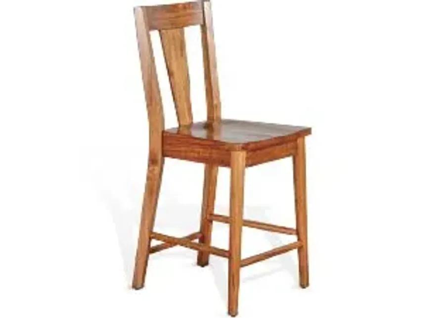 AMERICAN MODERN CINNAMON T-BACK BARSTOOL