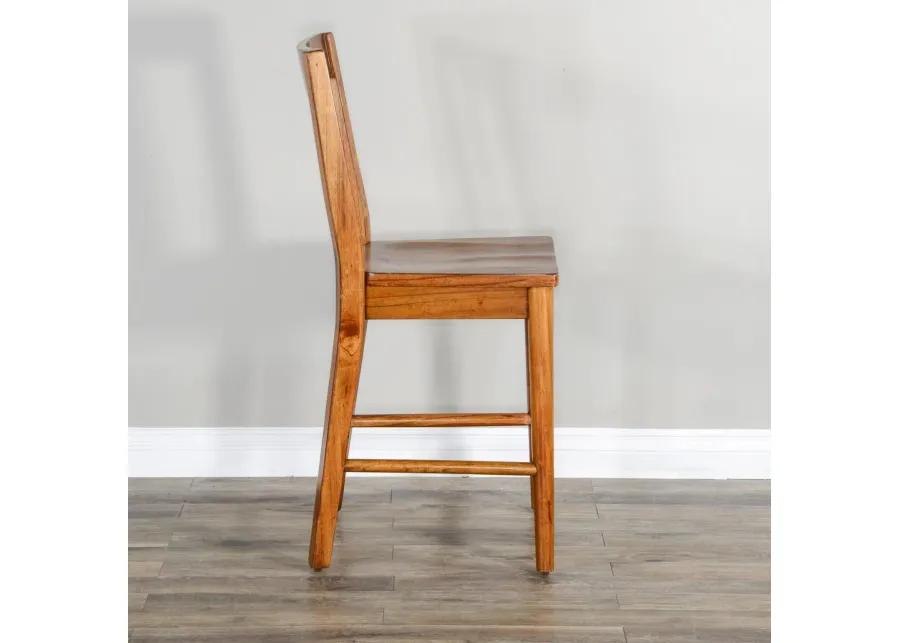 AMERICAN MODERN CINNAMON T-BACK BARSTOOL