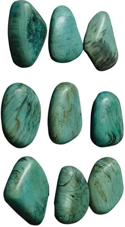 Uttermost Pebbles 9-Piece Aqua Wall Decor Set