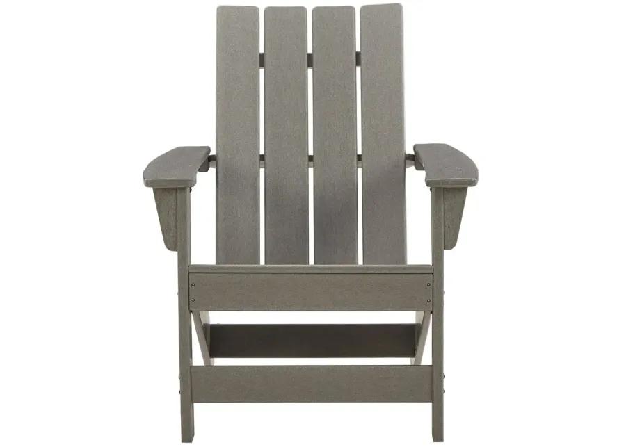 VISOLA ADIRONDACK CHAIR GRAY SIGNATURE DESIGN