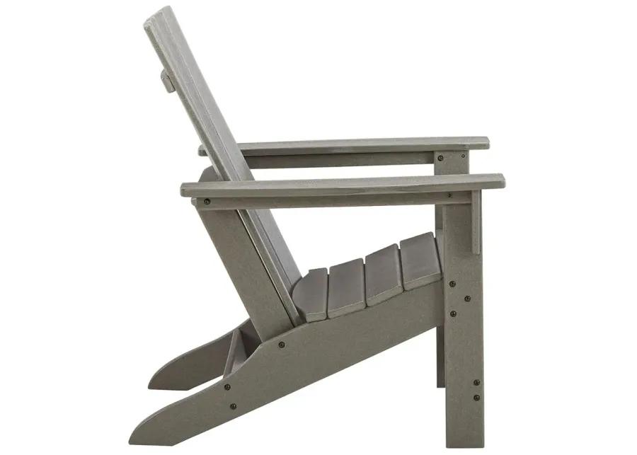 VISOLA ADIRONDACK CHAIR GRAY SIGNATURE DESIGN