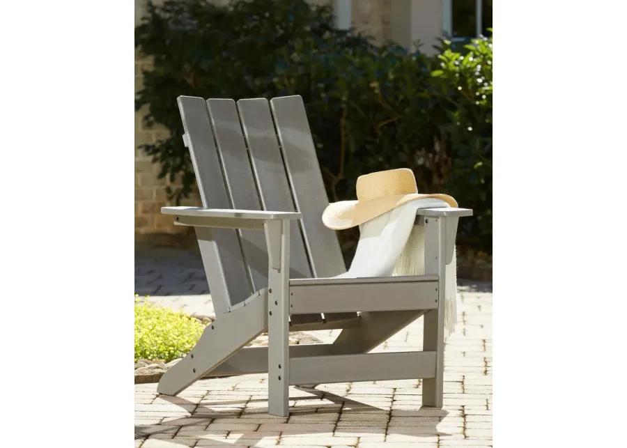 VISOLA ADIRONDACK CHAIR GRAY SIGNATURE DESIGN