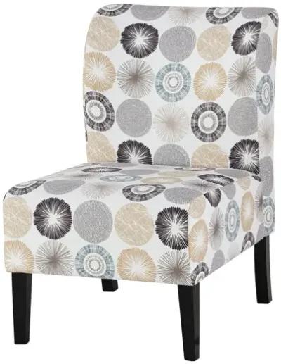 Ashley Triptis Gray & Tan Accent Armless Chair