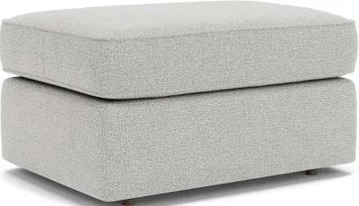 Flexsteel Vail Silver Glacier Ottoman