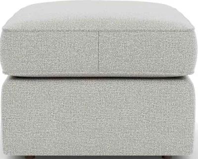 Flexsteel Vail Silver Glacier Ottoman