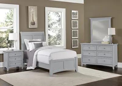 Bonanza Gray 6-Drawer Double Dresser