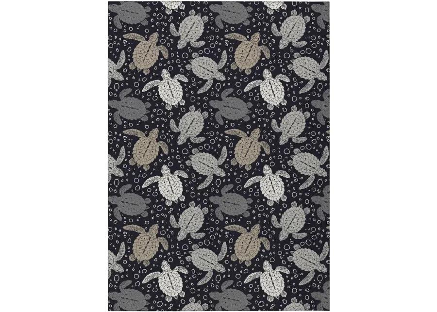 SEABREEZE BLACK 5'X8' AREA RUG