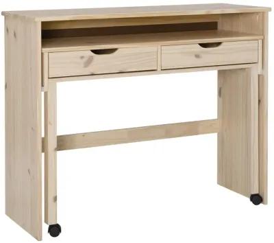 CARY EXTENDABLE CONSOLE DESK - NATURAL