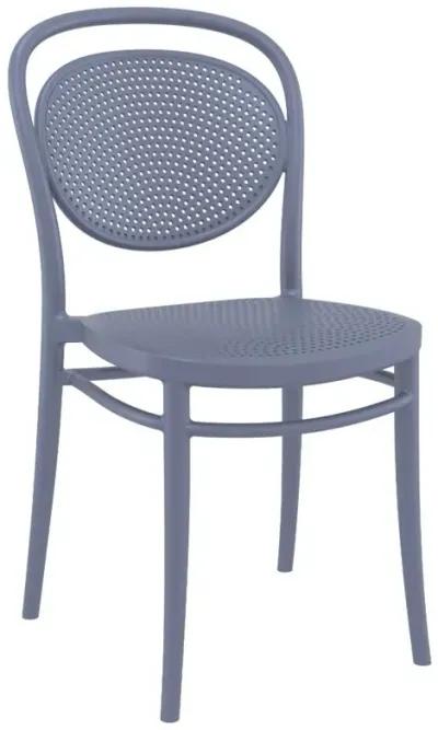 Compamia Marcel Resin Outdoor Patio Chair Dark Gray