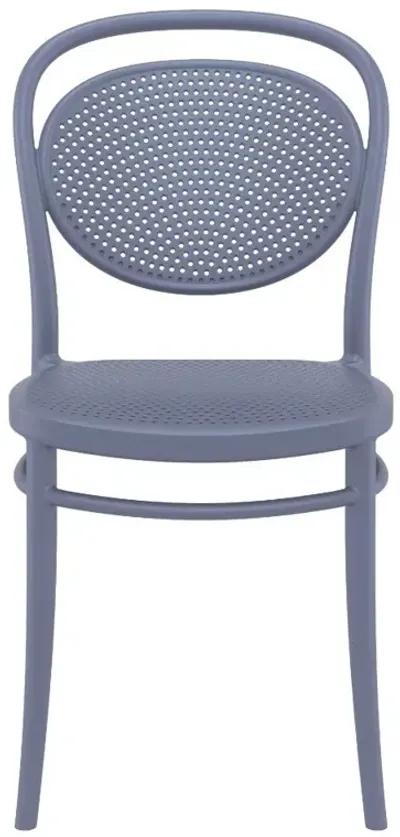 Compamia Marcel Resin Outdoor Patio Chair Dark Gray