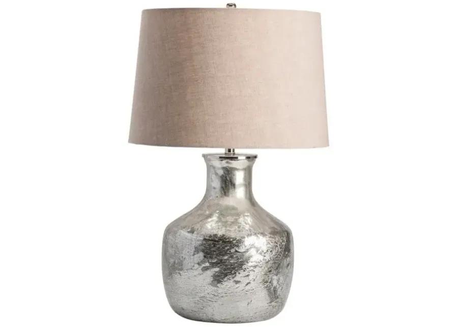 BLAIR BEIGE/SILVER TABLE LAMP