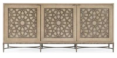 Hooker Furniture Melange Suzani 3-Door TV Entertainment Console