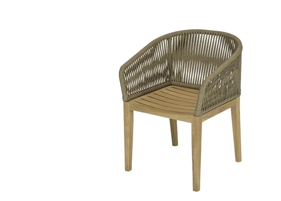 MALIBU OUTDOOR DINING CHAIR DESERT SAND