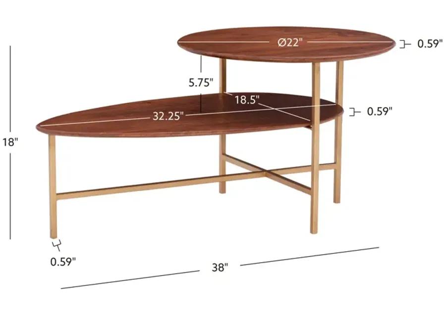 TAVIN 2-TIERED COFFEE TABLE