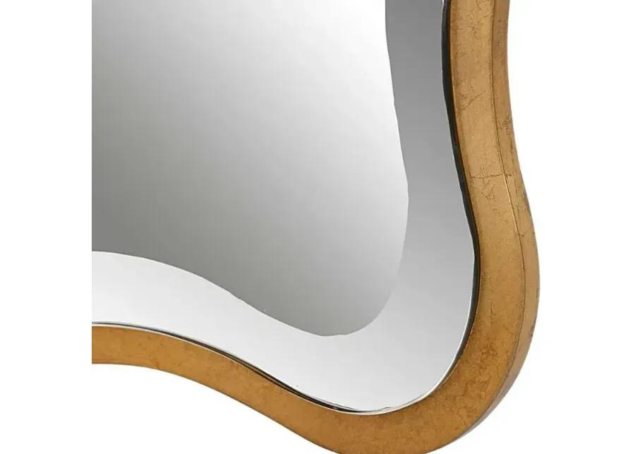 ANETA GOLD SCALLOPED MIRROR