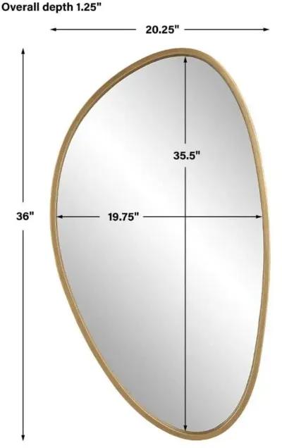 BOOMERANG AGED GOLD MIRROR