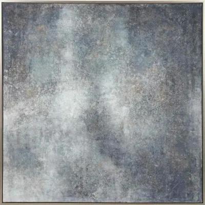 Uttermost Evening Sky Charcoal Gray Hand Painted Wall Art