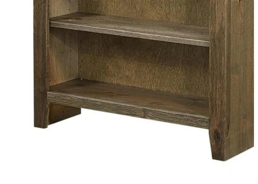 ALDER GROVE BRINDLE 84 INCH BOOKCASE WITH 1 FIXED & 4 ADJUSTABLE SHELVES