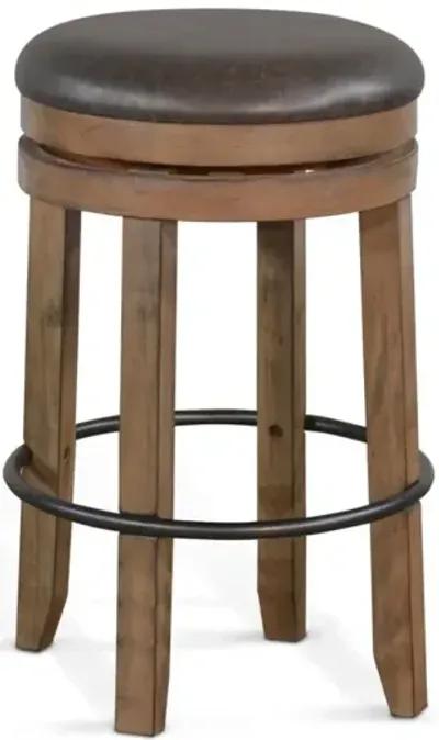 Sunny Designs Doe Valley Buckskin 30 Inch Swivel Barstool