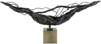 TRANQUILITY DARK BRONZE ABSTRACT SCULPTURE