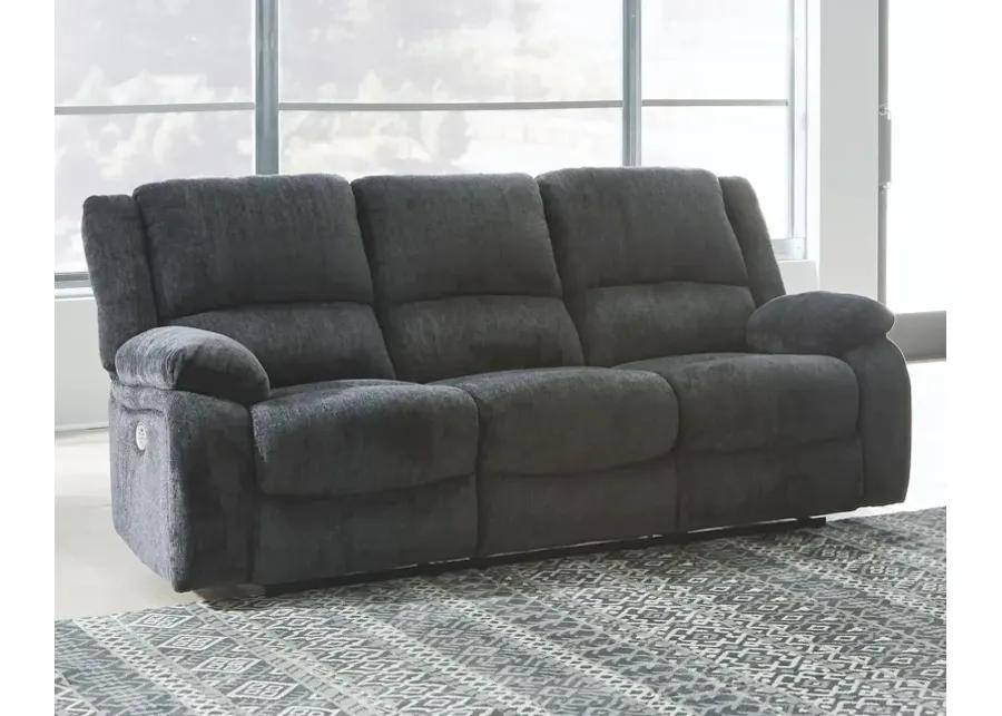 DRAYCOLL POWER RECLINING SOFA SLATE SIGNATURE DESIGN