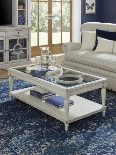 Aspenhome Radius Alabaster Coffee Table