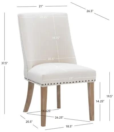 Powell Adler Dining Chair Natural