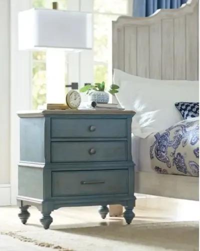 American Drew Litchfield Moray Denim Nightstand