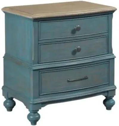 American Drew Litchfield Moray Denim Nightstand