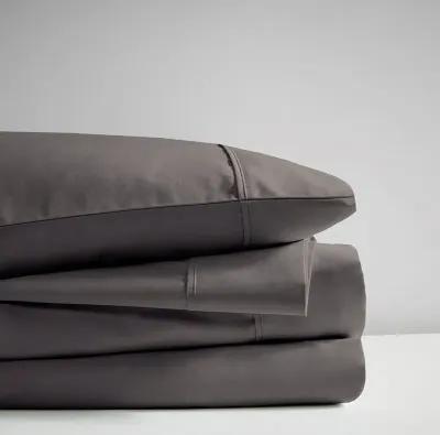 Olliix Beautyrest Full Charcoal 600 Thread Count Cooling Cotton Blend Sheet Set