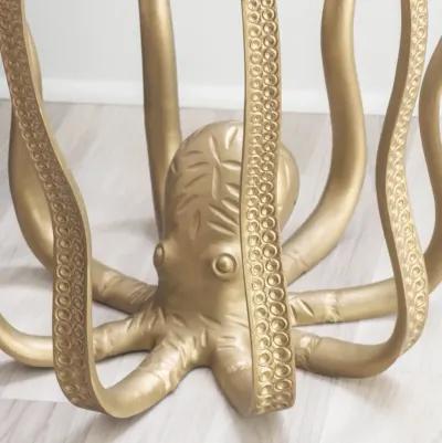 Powell Octiana Octopus Table Gold