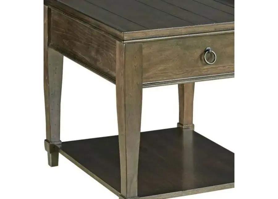 SUNSET VALLEY TABLE RECT END TABLE W/ DRAWER