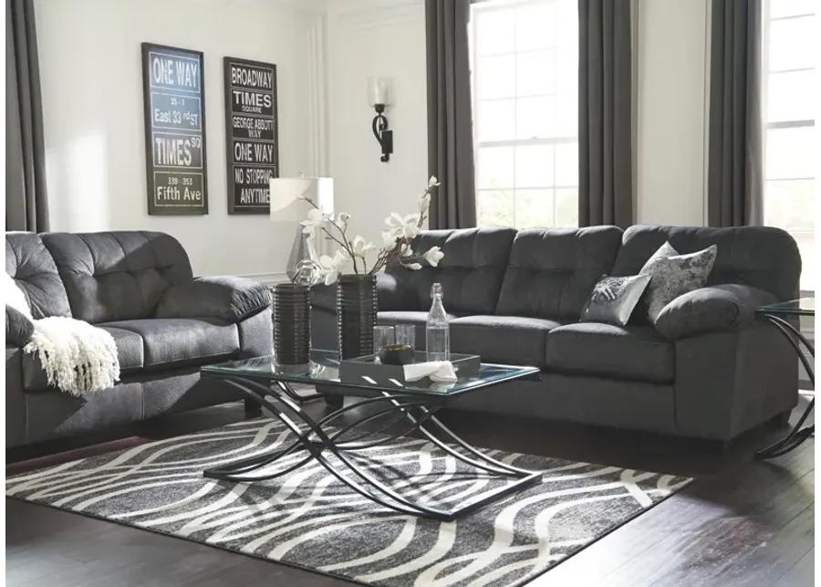 ACCRINGTON LOVESEAT GRANITE SIGNATURE DESIGN