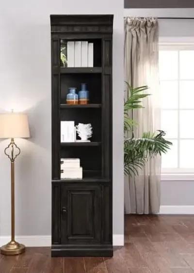 Parker House Washington Heights Washed Charcoal 22 Inch Open Top Bookcase