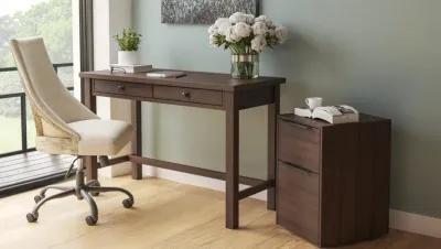 CAMIBURG 47" HOME OFFICE DESK WARM BROWN SIGNATURE DESIGN