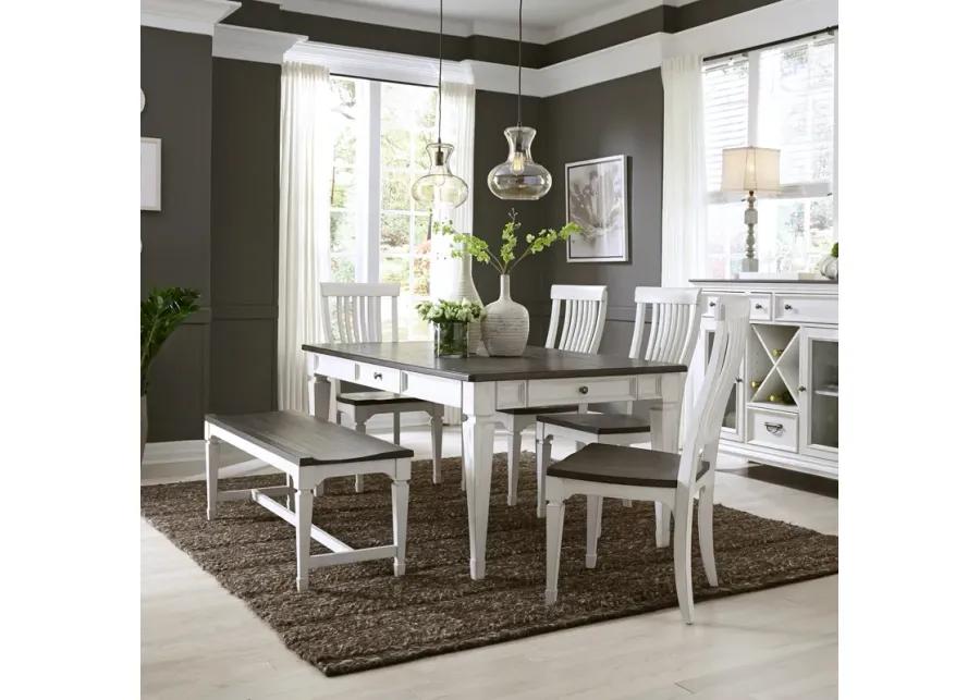 6 PIECE RECTANGULAR TABLE SET - ALLYSON PARK