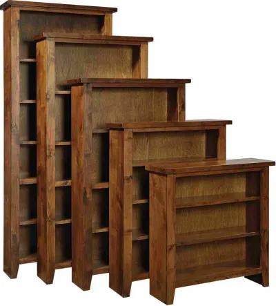 ALDER GROVE FRUITWOOD 60 INCH BOOKCASE