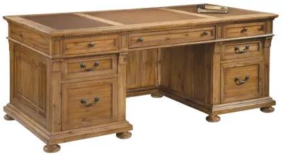 Hekman Executive Desk Natural Wellington