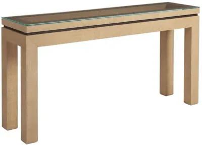 Barclay Butera by Lexington Newport Harbor Raffia Console Table