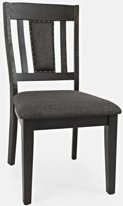 AMERICAN RUSTICS UPHOLSTERED SLATBACK CHAIR