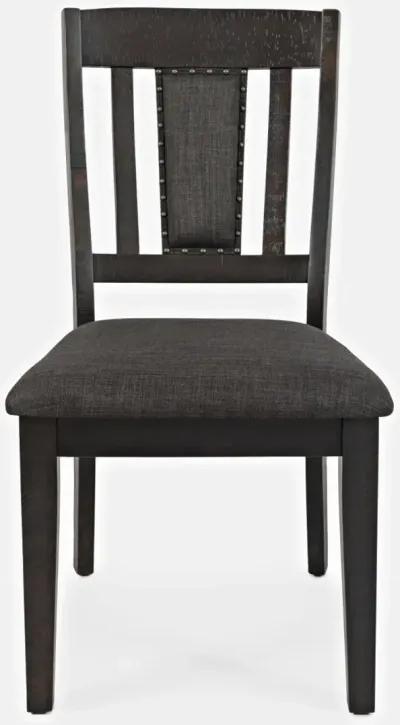 AMERICAN RUSTICS UPHOLSTERED SLATBACK CHAIR