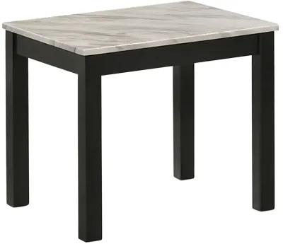 Bates 3-Piece Faux Marble Top Coffee Table Set White