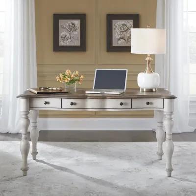 Liberty Furniture Writing Desk Antique White Chesapeake