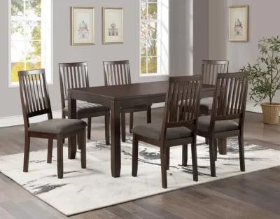 Steve Silver Yorktown Espresso 7-Piece Dining Set