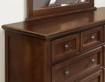 Vaughan-Bassett Bonanza Cherry Triple 8-Drawer Dresser