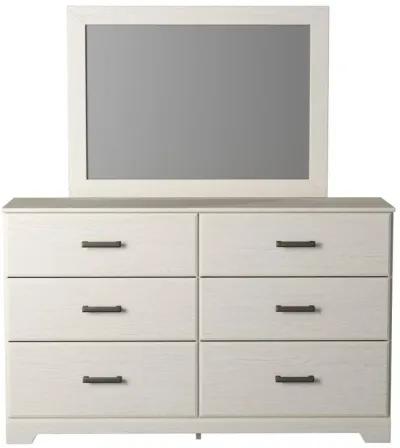 Ashley Stelsie White Dresser & Mirror